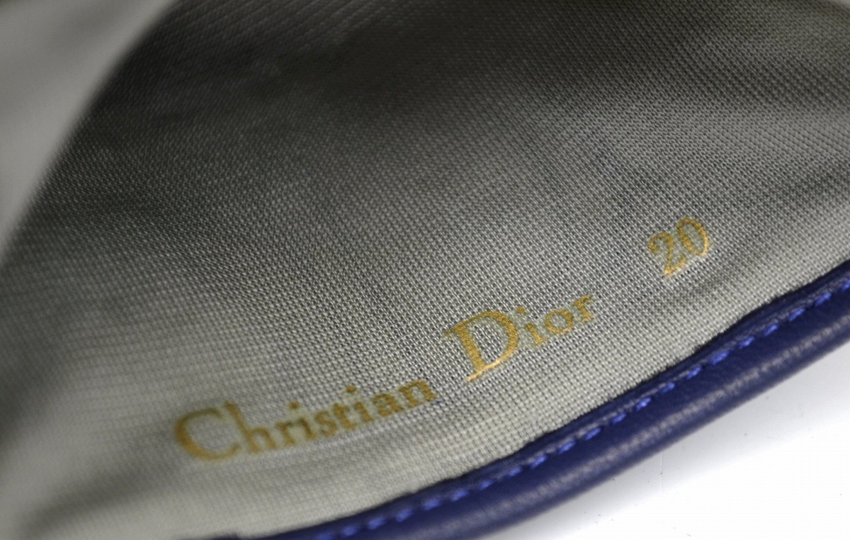 楽天市場 未使用品 Christian Dior クリスチャン ディオール ロゴ グローブ 手袋 ラム レザー 青 ブルー レディース 中古 K Blumin 森田質店 質屋出店 Blumin 楽天市場店