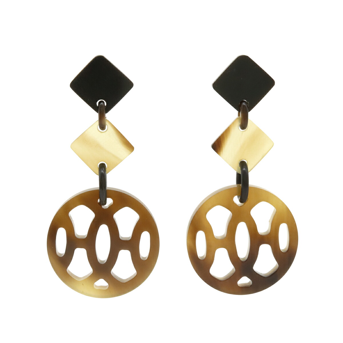 楽天市場】エルメス バッファローホーン ピアス【美品】 : サクラ