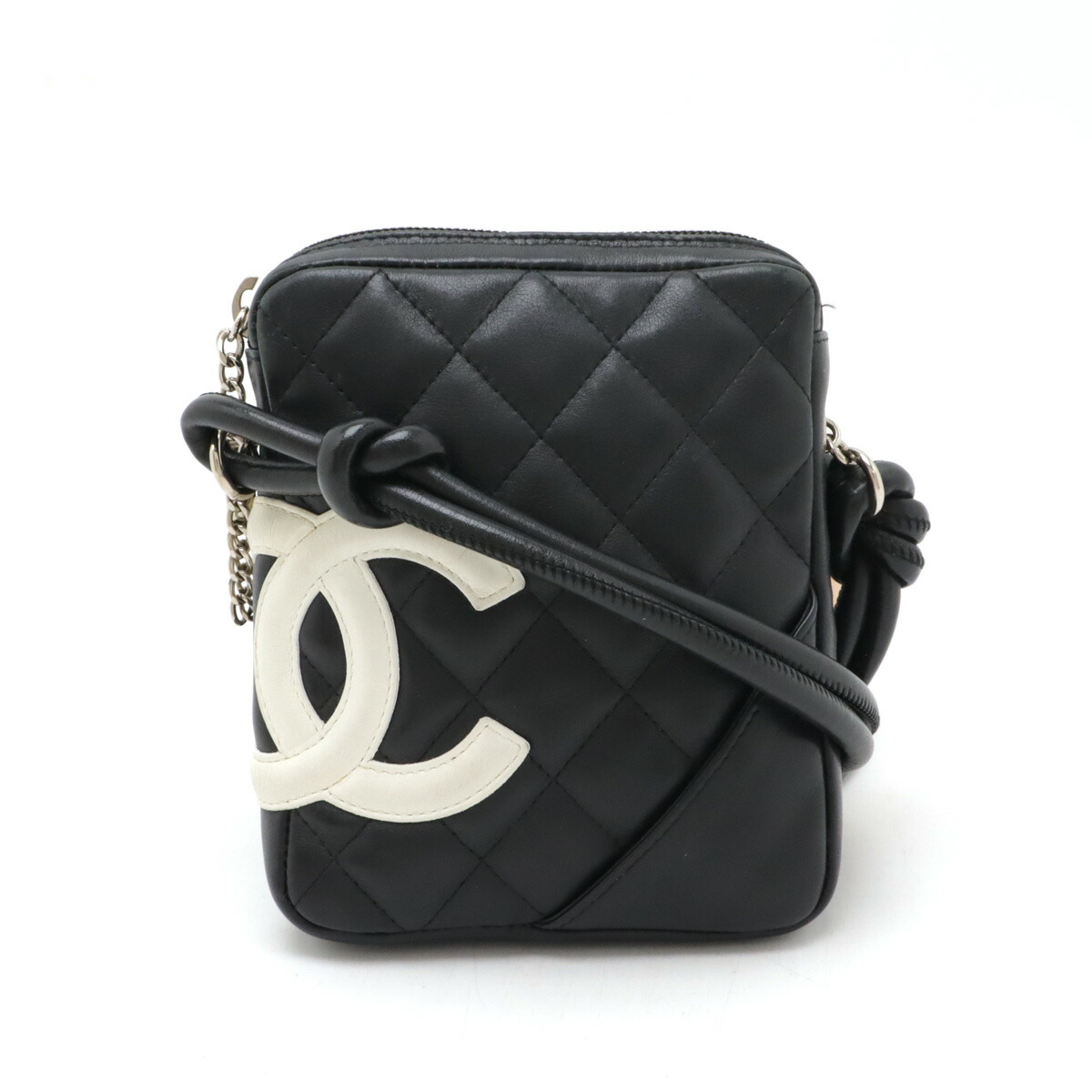 【良品】CHANEL  ココマーク　カンボンライン　レザーポーチ　匿名配送❤︎ 12480801_1.jpg