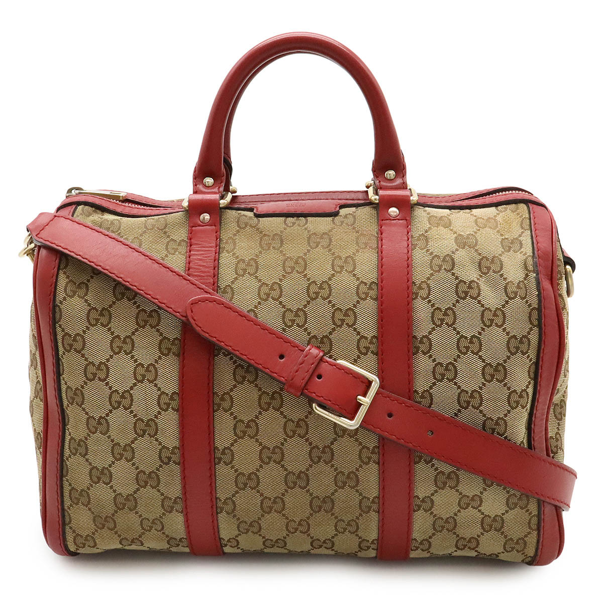 GUCCI GG柄 バンブー ミニボストン GGキャンバス ベージュ 肩掛け GUCCI GG柄 バンブー ミニボストン GGキャンバス ベージュ