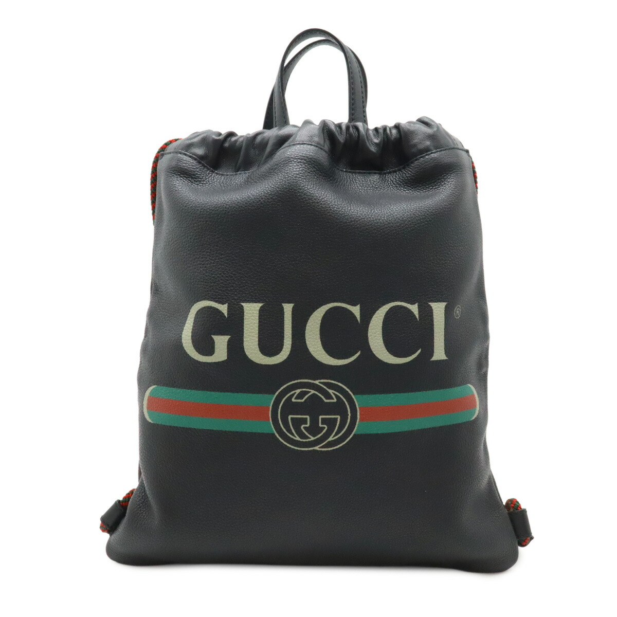 【美品】GUCCI 巾着大サイズ バッグ入れ 楽天市場】GUCCI グッチ/刺繍入リブロゲード巾着バックパック