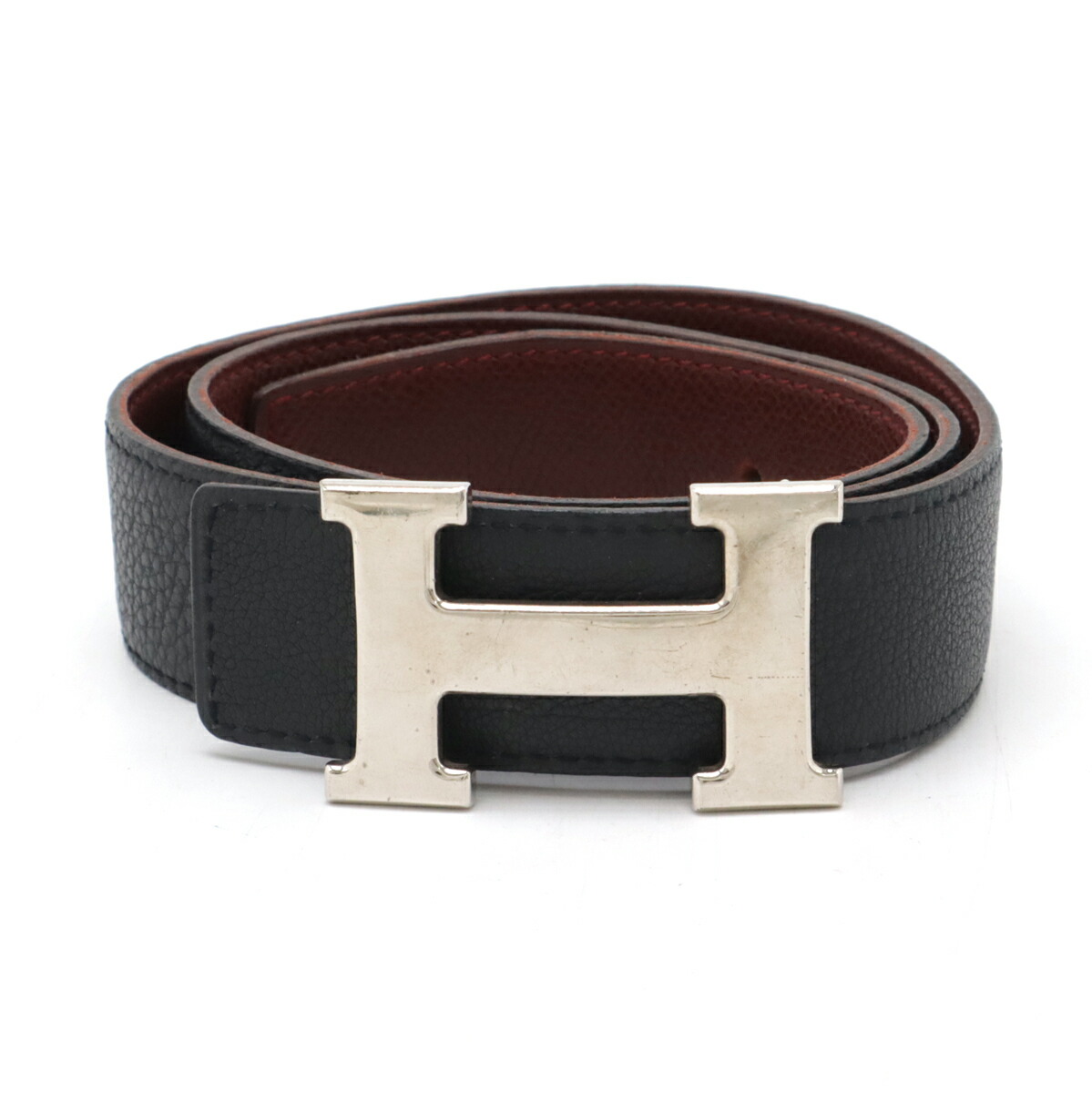 HERMES エルメス Hベルト Hバックル レザー ブラック 黒 楽天市場】【新品】エルメス HERMES リバーシブルベルト H