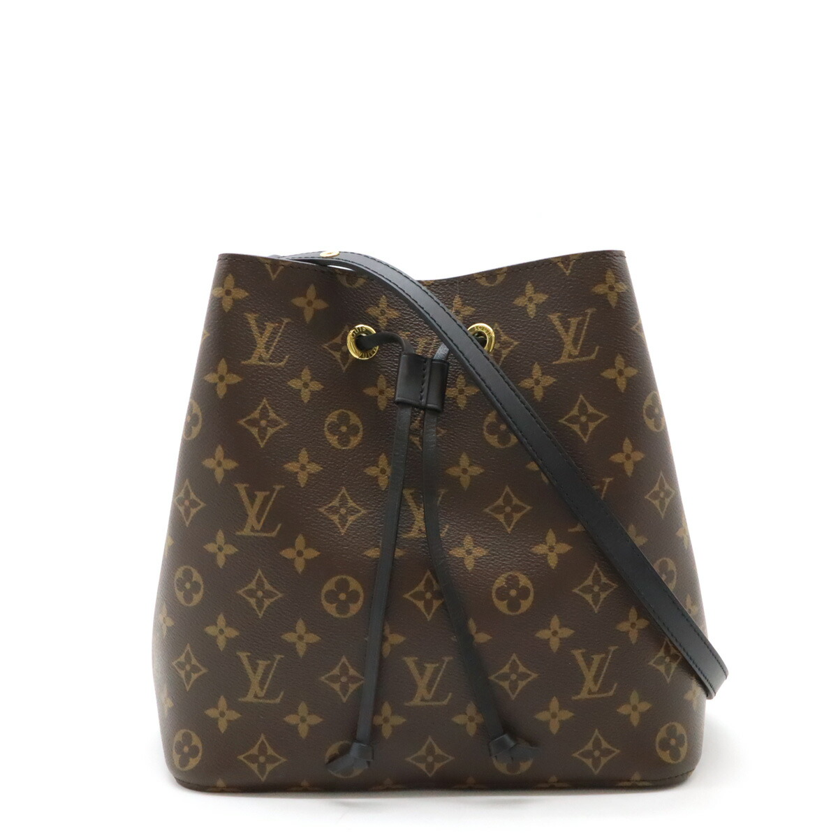 ルイヴィトン モノグラム ネオノエ ショルダーバッグ 巾着 黒 ブラック LOUIS VUITTON LV ルイ・ヴィトン モノグラム ネオノエ ノワール