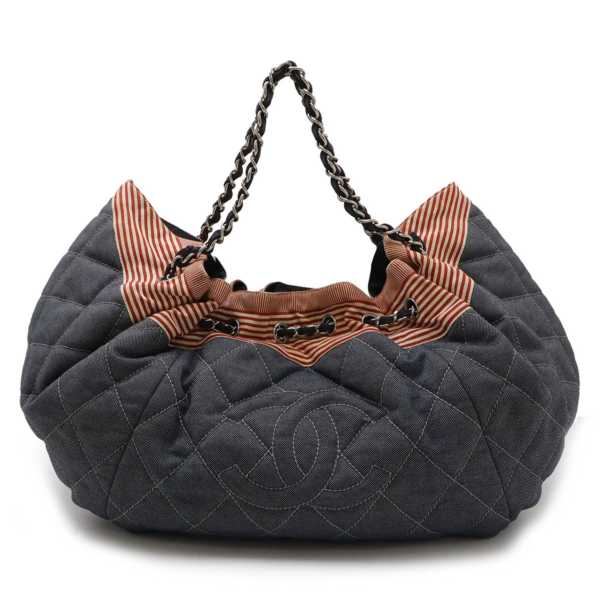 美品　CHANEL シャネル　ココカバス　ブラック　トートバッグ　チェーン シャネル CHANEL ビッグココチェーントート ブラック レディース