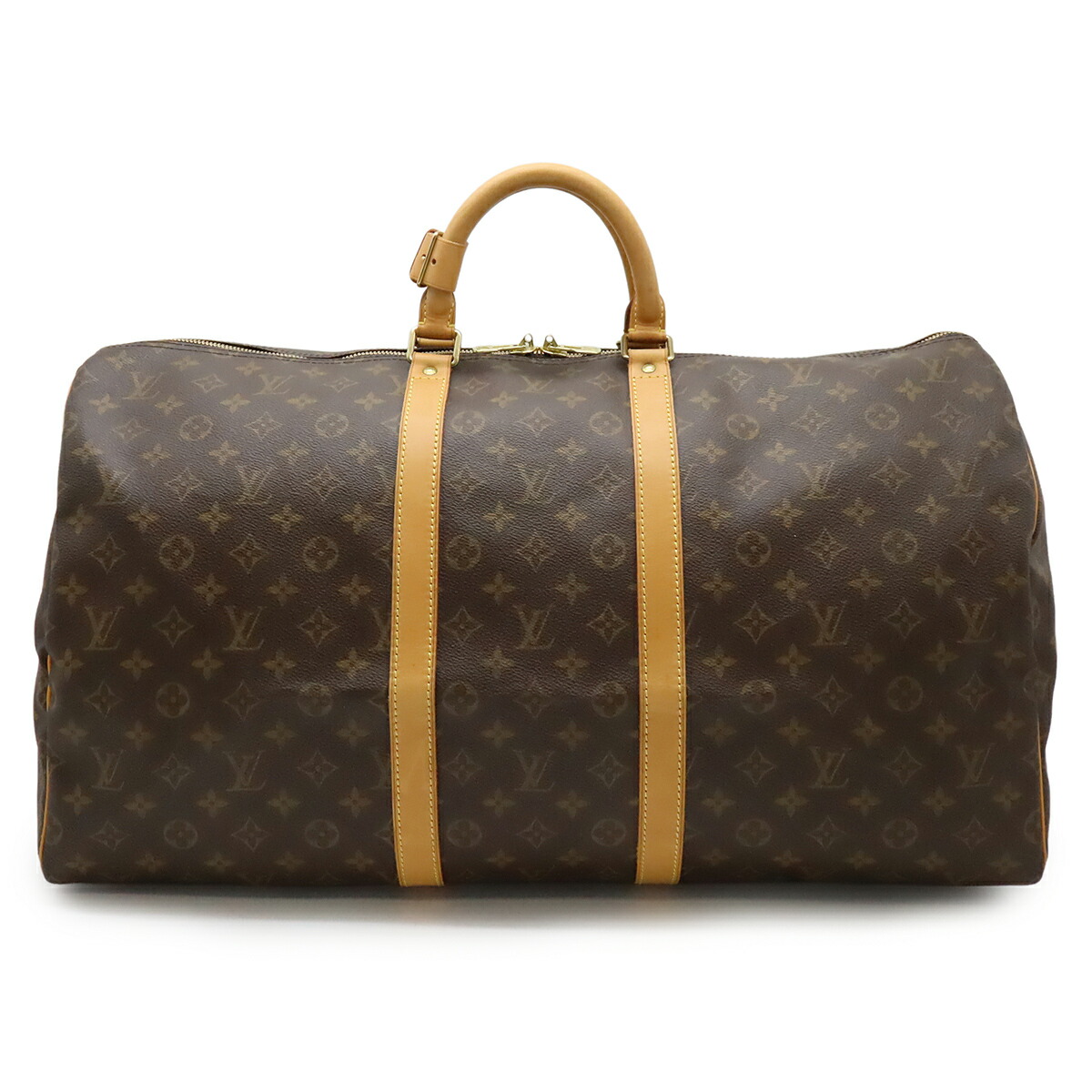 LOUIS VUITTON ルイ ヴィトン モノグラム キーポル55 ボストンバッグ ハンドバック 旅する鞄 周遊御徒面子 周遊豆の町 M41424 【中古】
