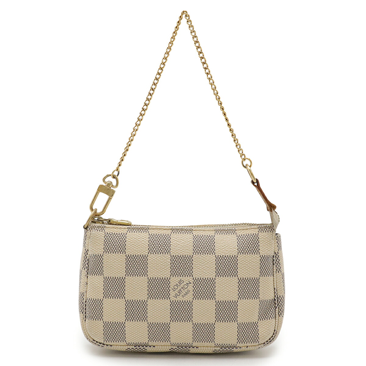 LOUIS VUITTON ルイ ヴィトン ダミエアズール ミニポシェット アクセソワール アクセサリーポーチ チェーンポーチ 小物入れ N58010 【中古】