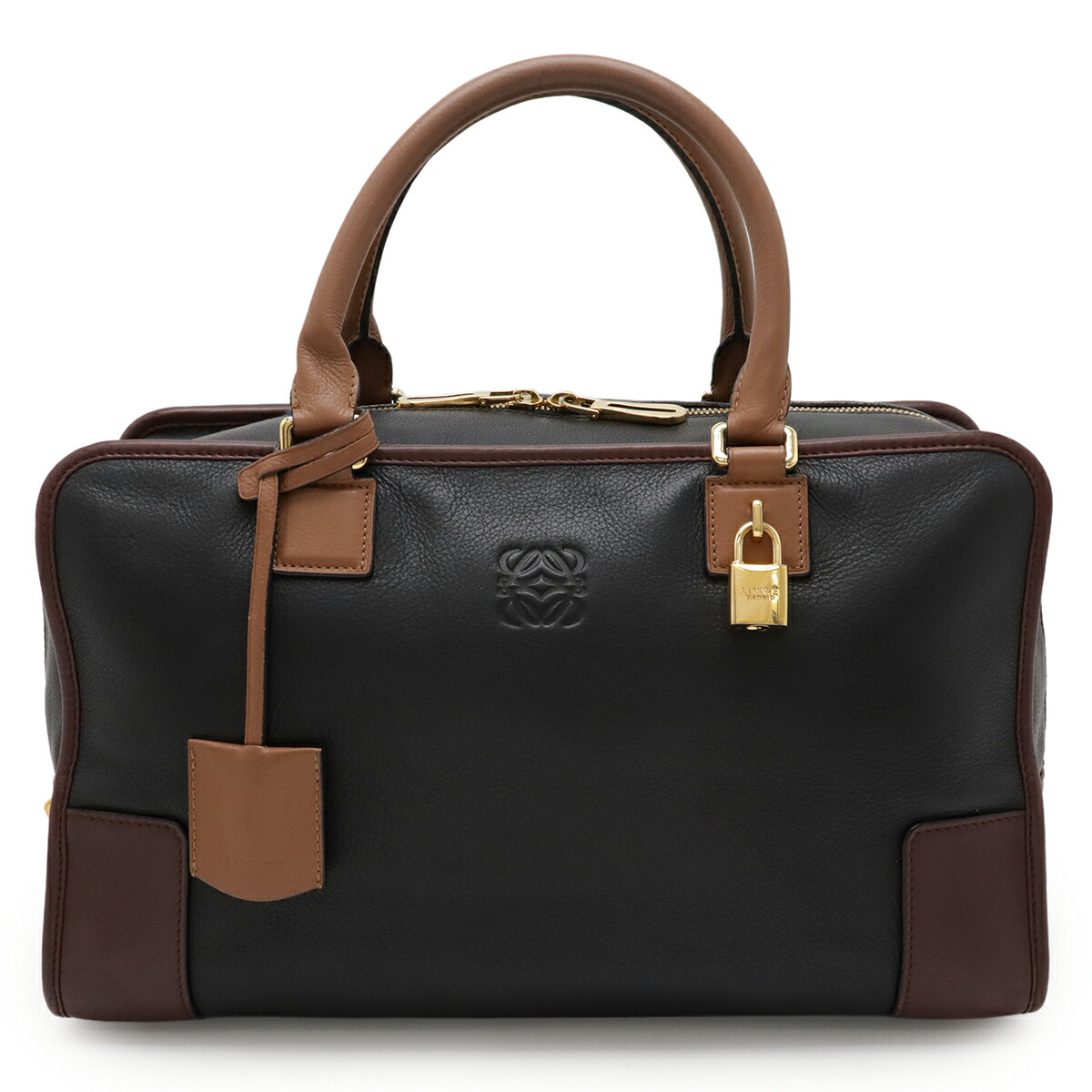 【LOEWE】ハンドバッグ　アマソナ36 ゴールド金具　アナグラム　レザー 楽天市場】LOEWE ロエベ アマソナ36 アナグラム ハンドバッグ ミニ