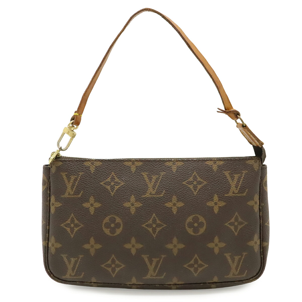 LOUIS VUITTON ルイ ヴィトン モノグラム ポシェット アクセソワール 付属品合切袋 ハンドバック 寄りあい御徒面子 M51980 【中古】