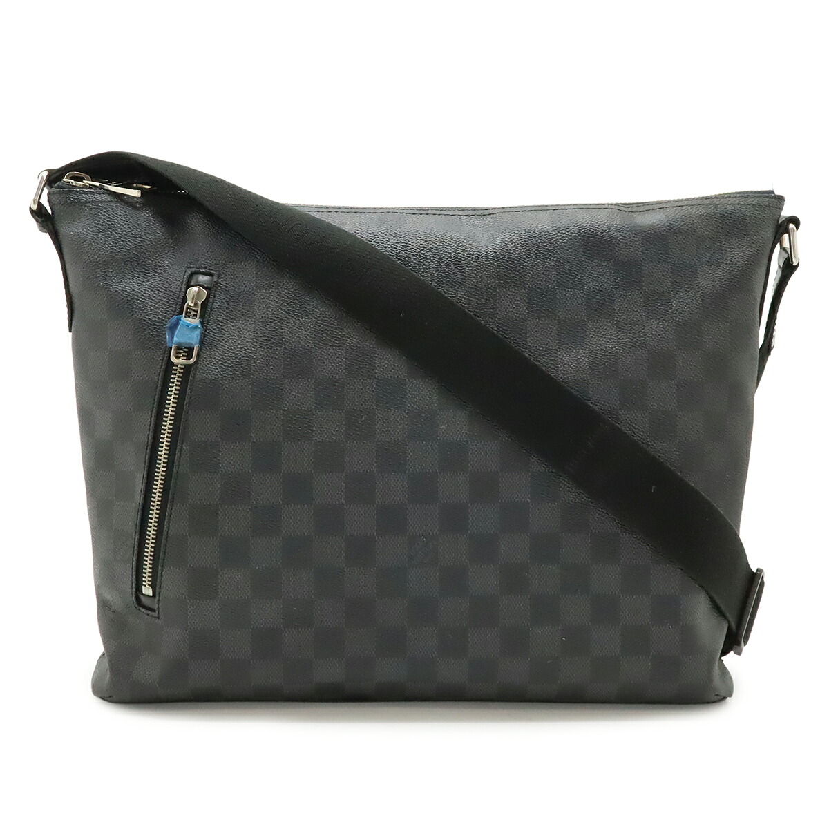 LOUIS VUITTON ルイ ヴィトン ダミエグラフィット ミックMM ショルダーバッグ 飛脚屋御徒面子 曲がった掛け N41106 【中古】