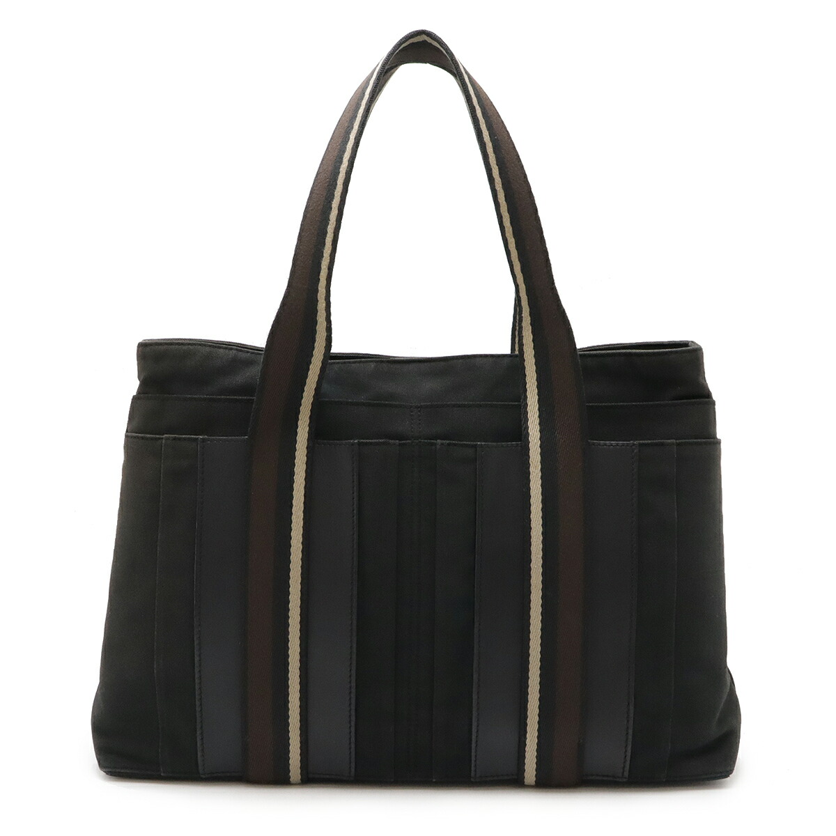 エルメス トロカ PM トートバッグ エルメス/トートバッグ/トロカホリゾンタルPM/ネイビー×黒