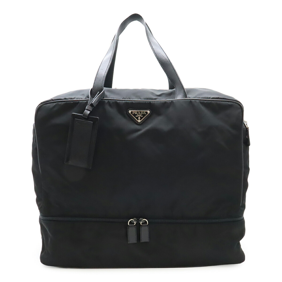 PRADA プラダ ボストンバッグ 大容量 2way V70 旅行 トラベル PRADA プラダ バッグ ボストンバッグ 2WAY ナイロン ブラック