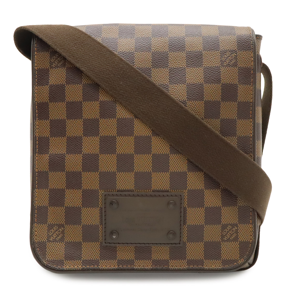 LOUIS VUITTON ルイ ヴィトン ダミエ ブルックリンPM ショルダーバッグ 曲がった掛け N51210 【中古】