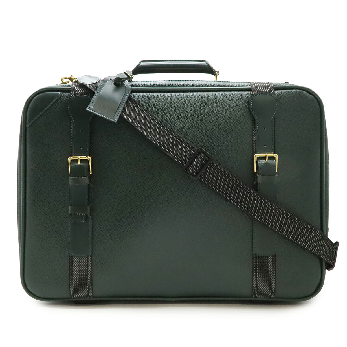 LOUIS VUITTON ルイ ヴィトン タイガ サテライト53 スーツケース トラベルバッグ 旅行カバン 2WAY ショルダーバッグ エピセア グリーン M30094 【中古】