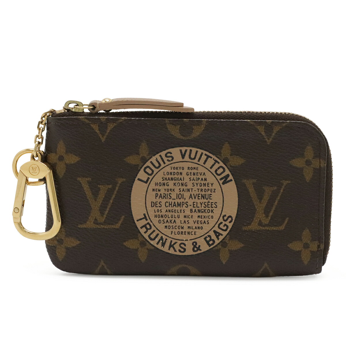 LOUIS VUITTON ルイ ヴィトン モノグラム ポシェット クレ コンプリス T\u0026B コインケース 釣り銭入れ L字チャック 手当たり引っ掛かり付き添い人 M58025 【中古】
