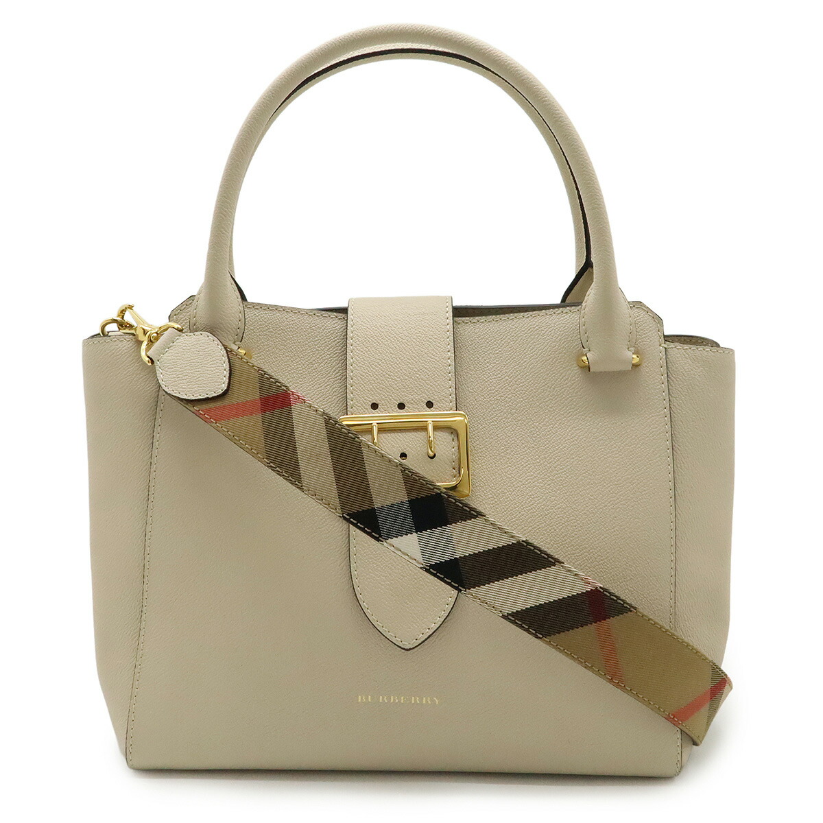 楽天市場】BURBERRY バーバリー ミディアム バナー チェック柄