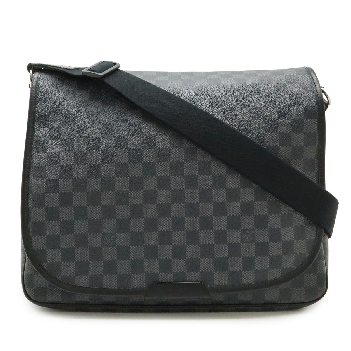 LOUIS VUITTON ルイ ヴィトン ダミエグラフィット ダニエルGM 伝達人御徒面子 ショルダーバッグ 曲がった掛け N58033 【中古】