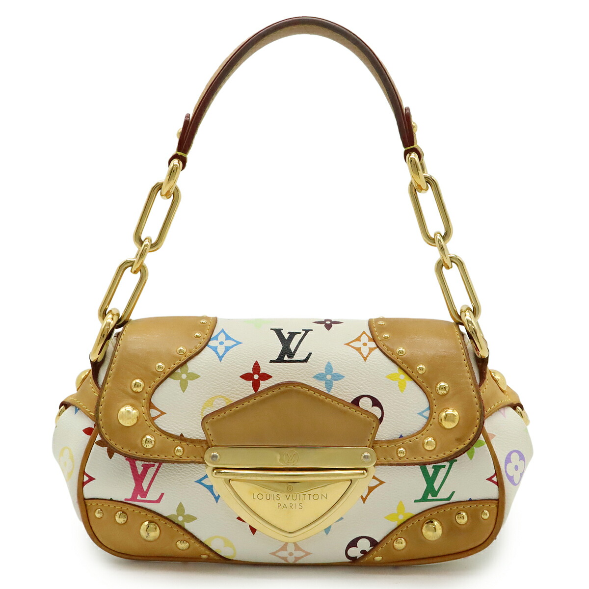 LOUIS VUITTON ルイ ヴィトン モノグラムマルチ色合い マリリン ショルダーバッグ 空蝉肩部 壱肩部 ブロン 白 白いこと M40127 【中古】