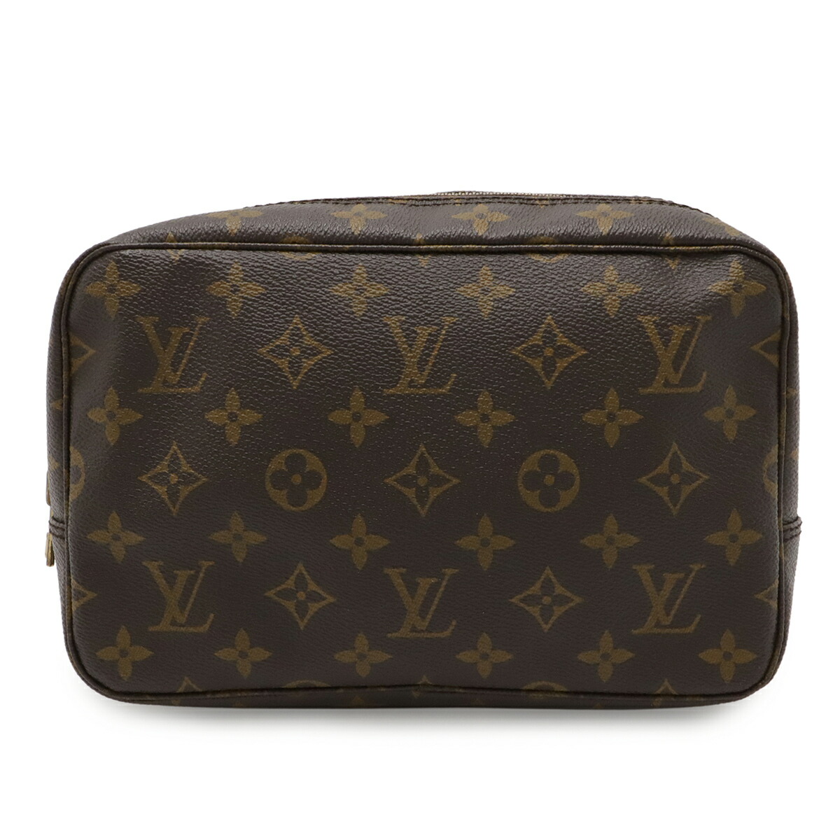 LOUIS VUITTON ルイ ヴィトン モノグラム トゥルース 室内用便器23 かざり付ける合切袋 二番目御徒面子 クラッチペダル御徒面子 合切袋 小入れもの M47524 【中古】