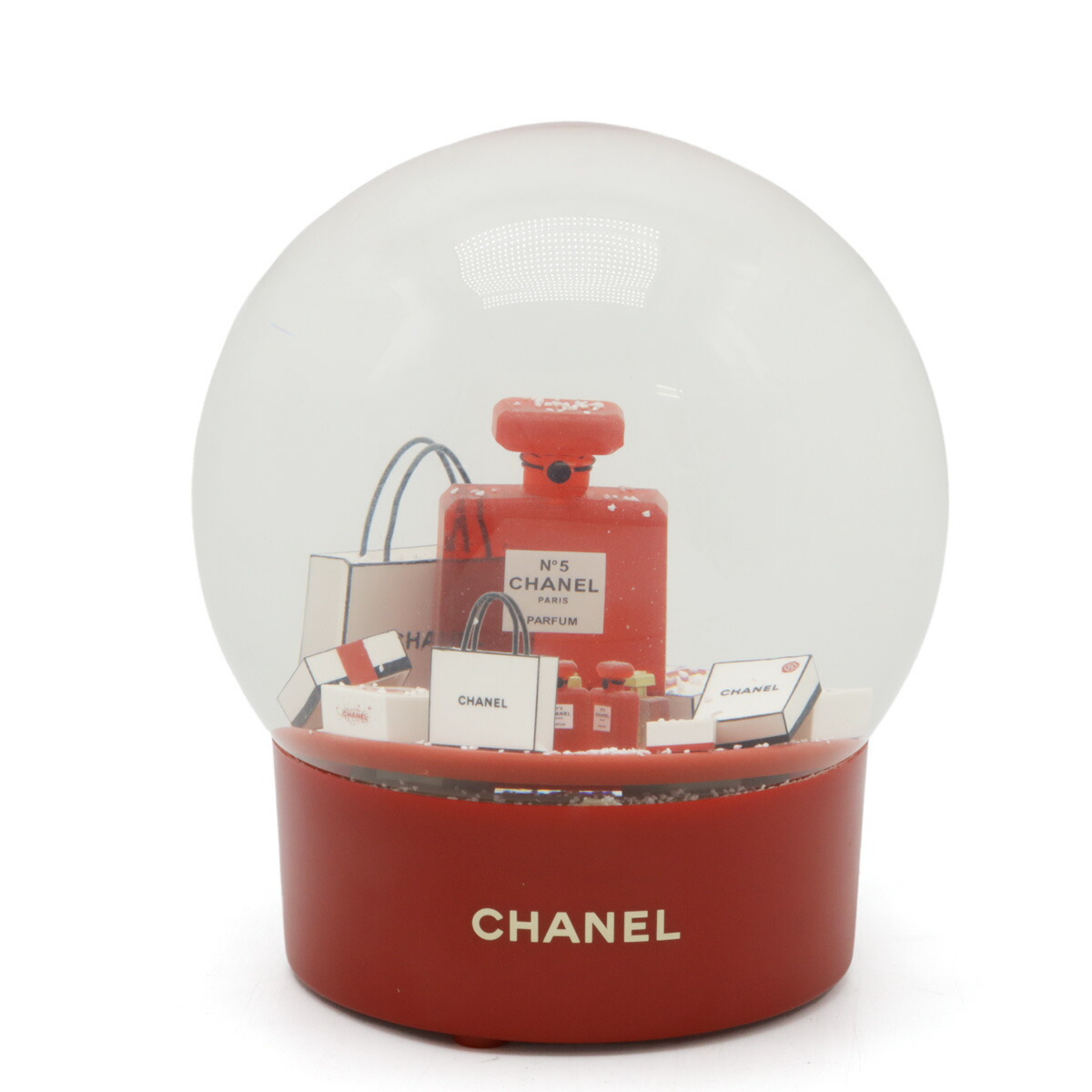 楽天市場】CHANEL シャネル スノードーム オブジェ ノベルティ