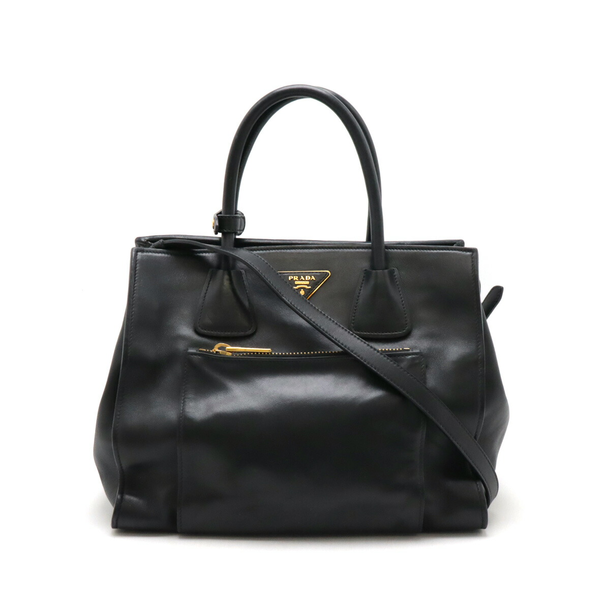 楽天市場】プラダ PRADA B8264 レザー ブラック バッグ