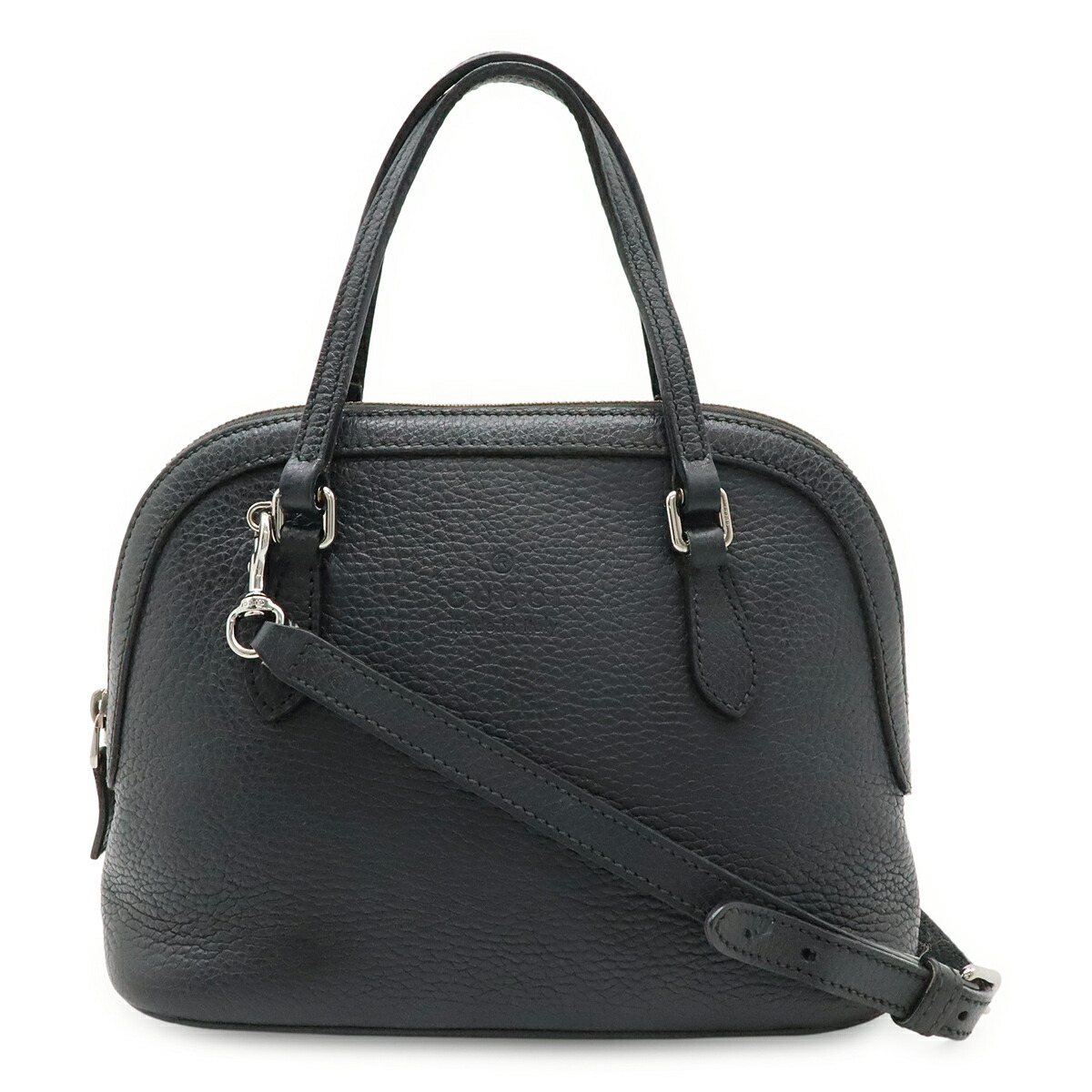 GUCCI 黒 サテン パーティーバッグ グッチオフザグリッド GG柄 黒 レディース クラッチバッグ