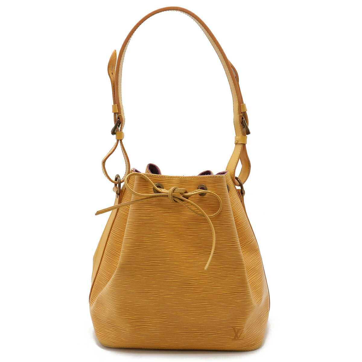 ルイヴィトン エピ プチノエ ワンショルダーバッグ イエロー 巾着 M44109 Louis Vuitton ルイ・ヴィトン エピ プチノエ M44109 タッシリ