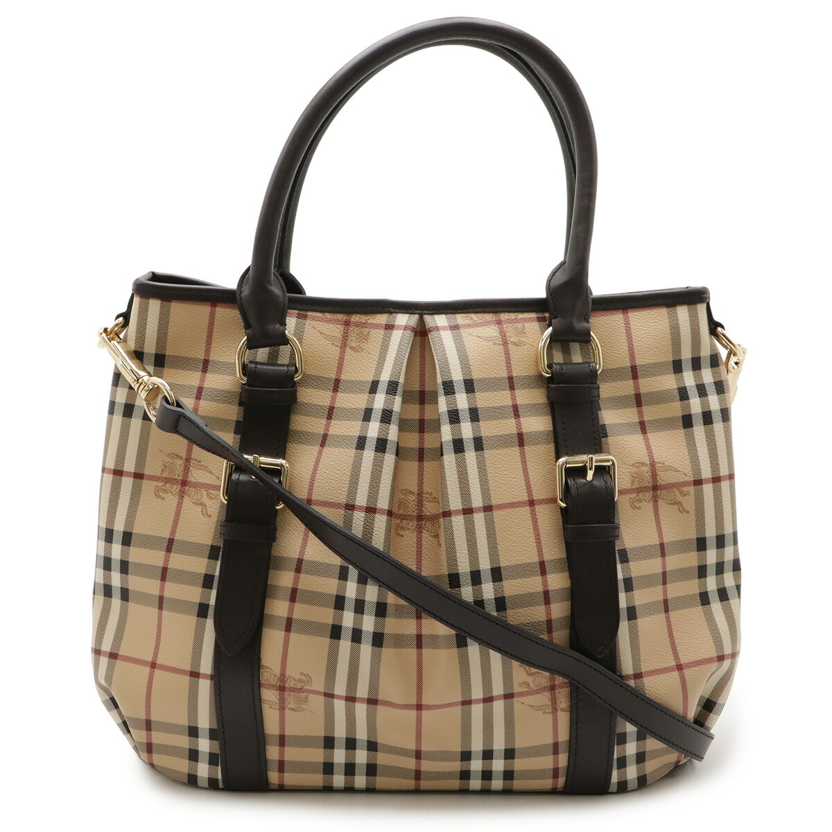 楽天市場】BURBERRY バーバリー ハウスチェック サイドチェック トート 