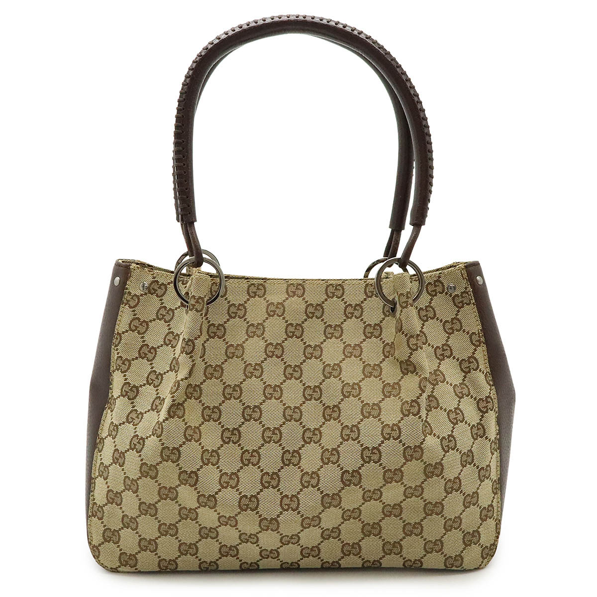 【美品】GUCCI グッチ GGキャンバス トートバッグ ハンドバッグ 肩掛け 楽天市場】GUCCI グッチ手提げハンドバッグGGキャンバストート