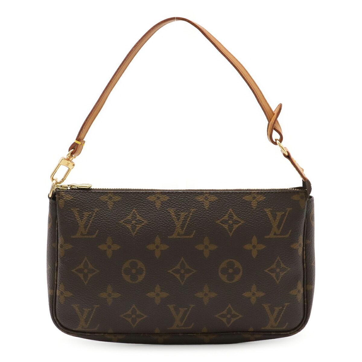 LOUIS VUITTON ルイ ヴィトン モノグラム ポシェット アクセソワール 佩び物車寄せ ハンドバック 寄りあい御徒面子 M51980 【中古】