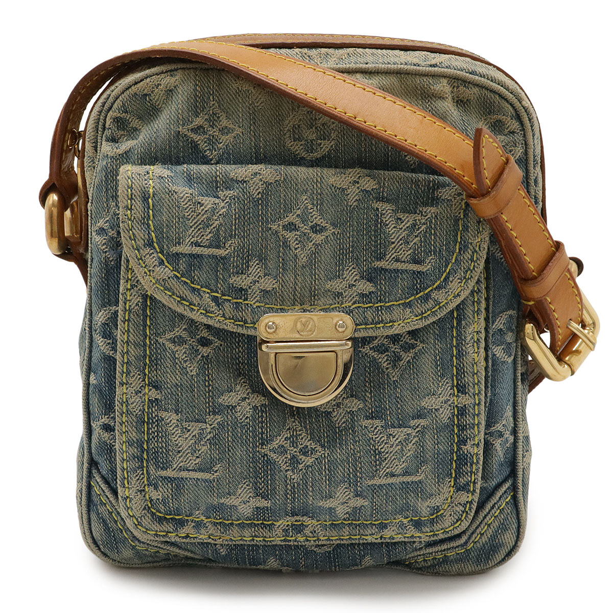 楽天市場】LOUIS VUITTON ルイ ヴィトン モノグラムデニム カメラ