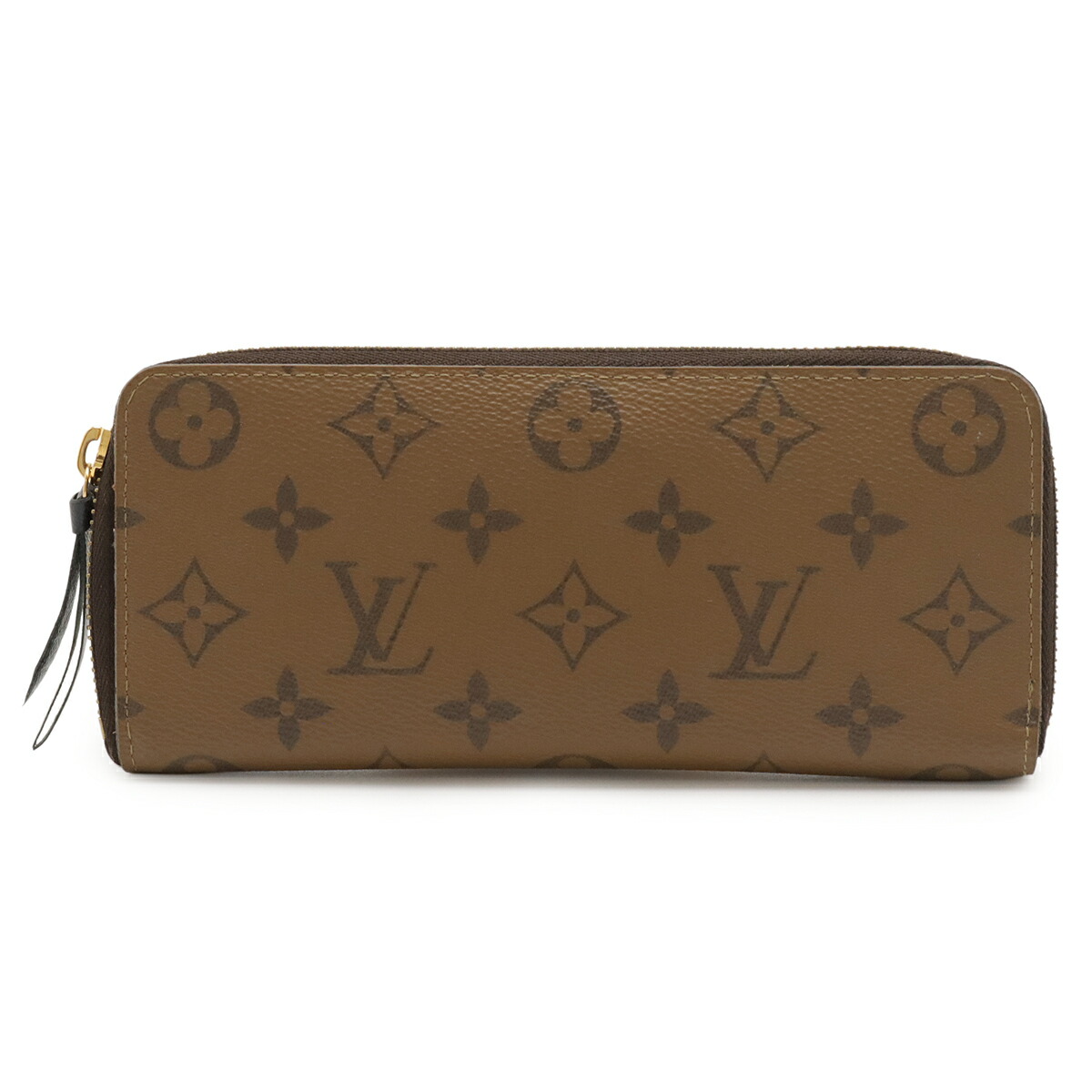 LOUIS VUITTON ルイ ヴィトン モノグラムリバース ポルトフォイユ クレマンス ラウンドジッパー 長紙入れ M82336 【中古】
