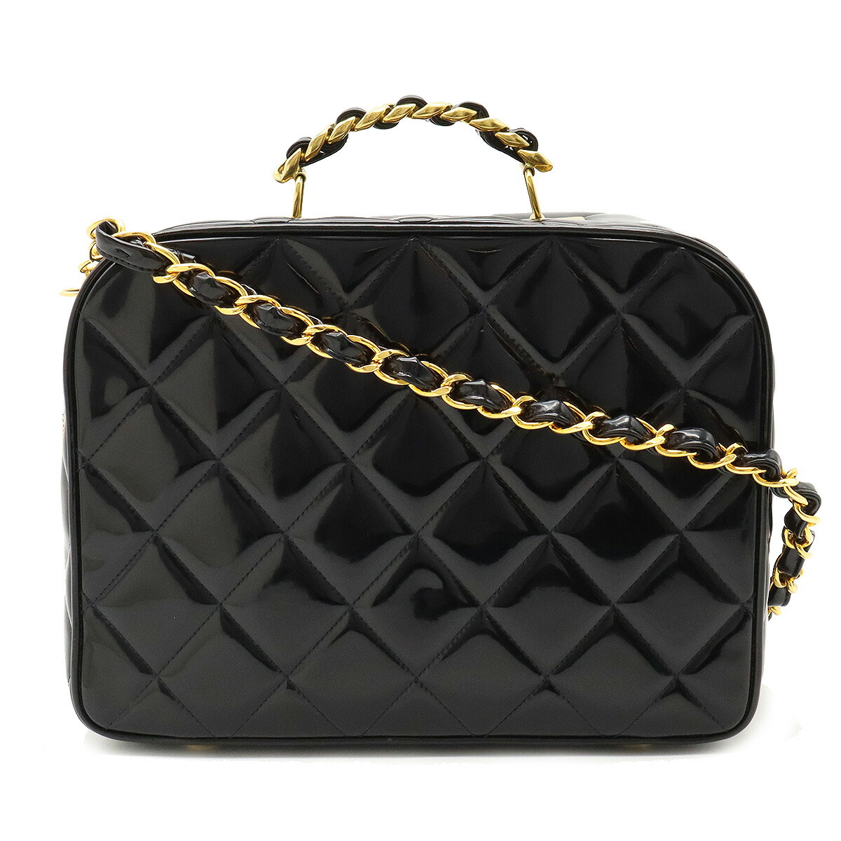 艶めく美フォルム♪【CHANEL】パテントバニティバッグ(品薄) 12350318_1.jpg