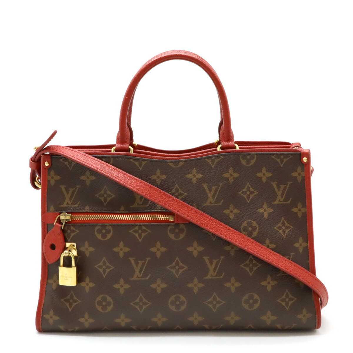 並行輸入ルイ・ヴィトン 赤 ハンドバッグ LOUIS VUITTON（ルイヴィトン）ハンドバッグ 赤 サイズ