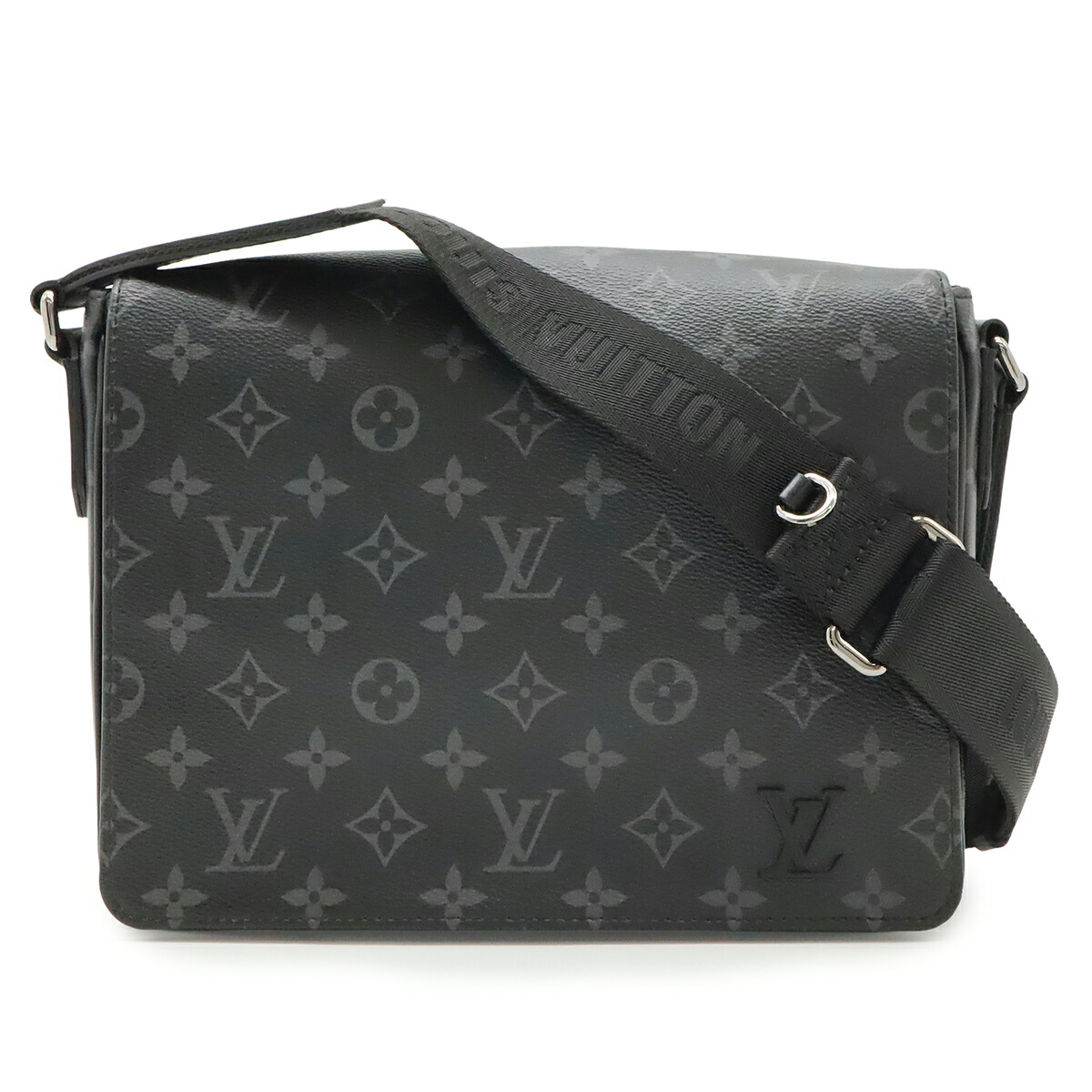 LOUIS VUITTON ルイ ヴィトン モノグラムエクリプス ディストリクトPM NV3 伝達人御徒面子 ショルダーバッグ 曲がった掛け M46255 【中古】