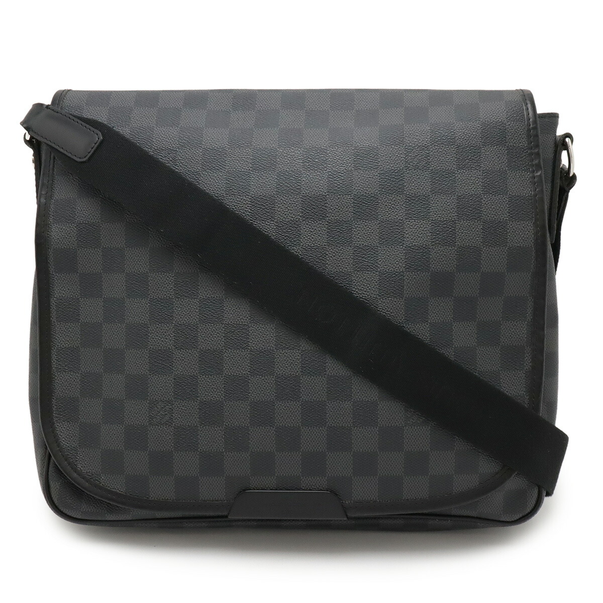 LOUIS VUITTON ルイ ヴィトン ダミエグラフィット ダニエルMM 飛脚屋御徒面子 ショルダーバッグ 曲がった掛け N58029 【中古】