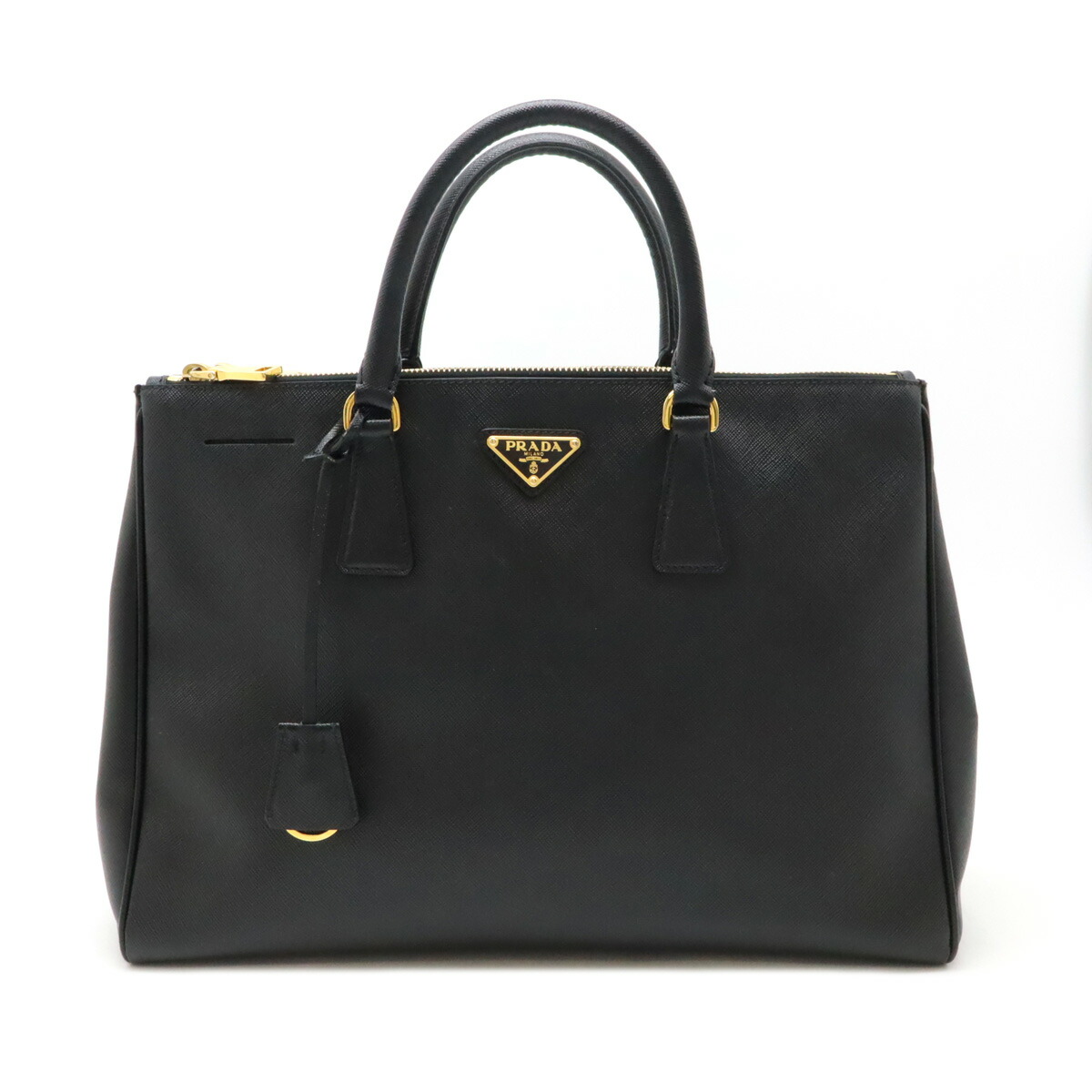 PRADA* プラダ ガレリア サフィアーノ ダブルジップ トート Yahoo!オークション - 超美品 PRADA プラダ ガレリア