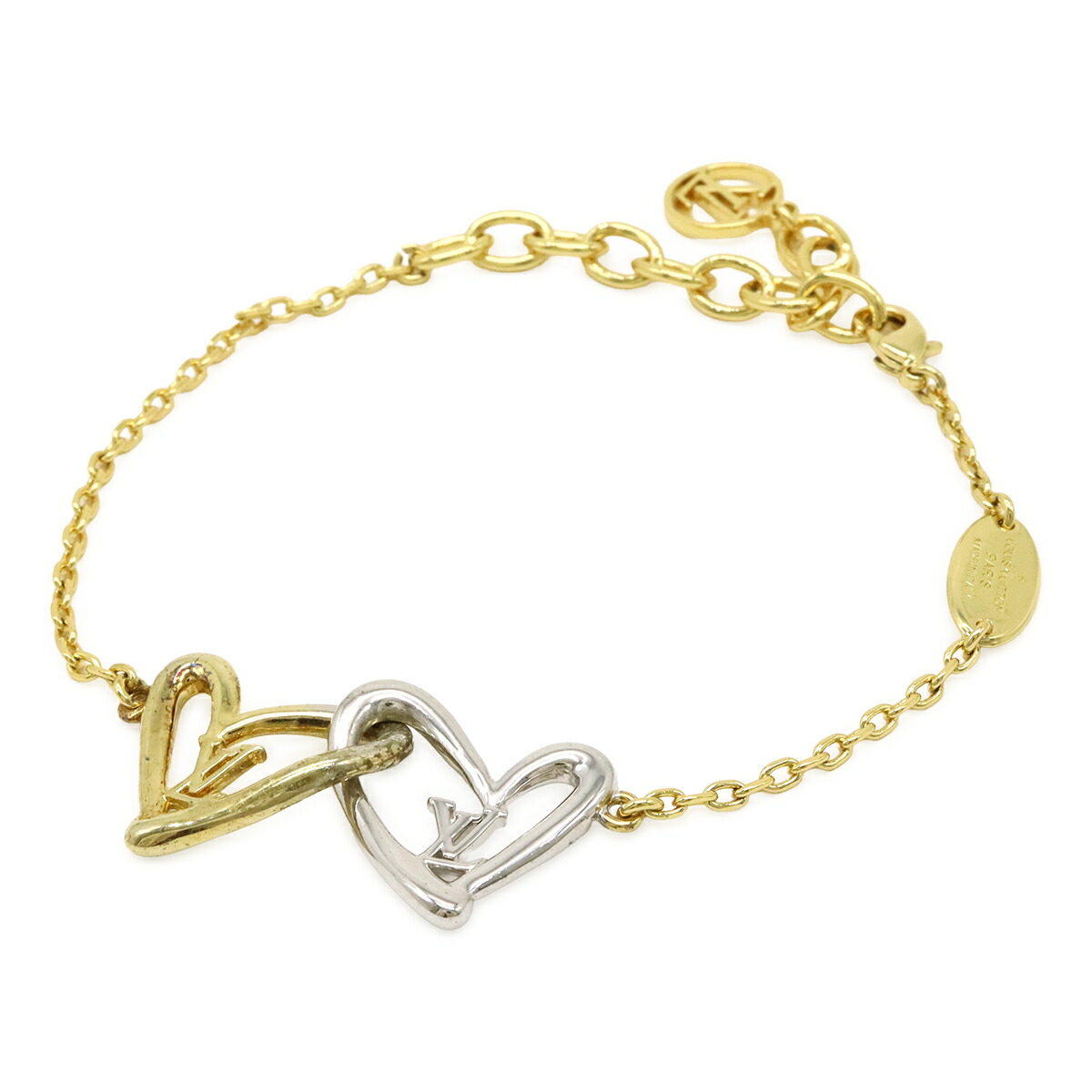 ルイヴィトン ブレスレット ブラスレ・ハートフォーリンラブ ゴールド シルバー 楽天市場】LOUIS VUITTON ルイ ヴィトン ブラスレ ハート フォーリン