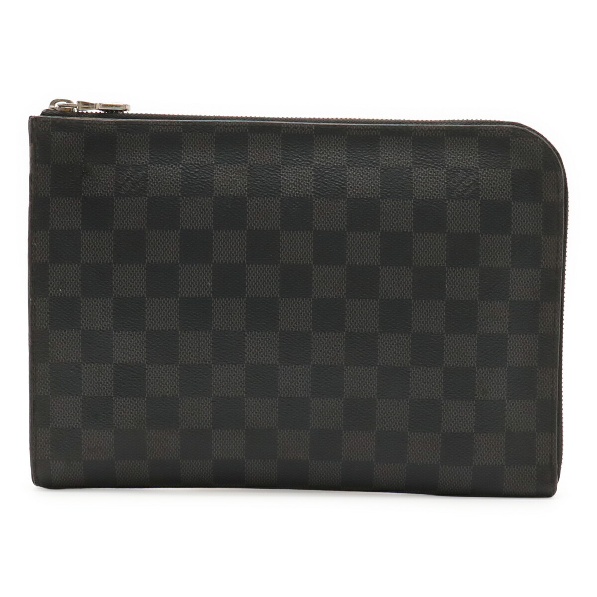 LOUIS VUITTON ルイ ヴィトン ダミエグラフィット ポシェット ワット秒 PM NM2 クラッチペダル御徒面子 二つ目御徒面子 合切袋 L字ジッパー N60113 【中古】