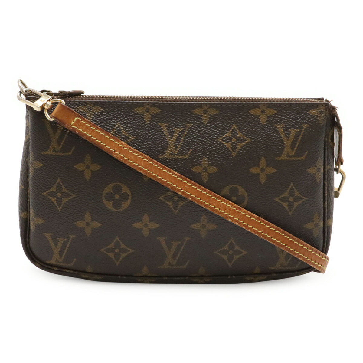 LOUIS VUITTON ルイ ヴィトン モノグラム ポシェット アクセソワール ショルダーバッグ ポシェット 2WAY 合切袋 ハンドストラップ欠品 M51980 【中古】
