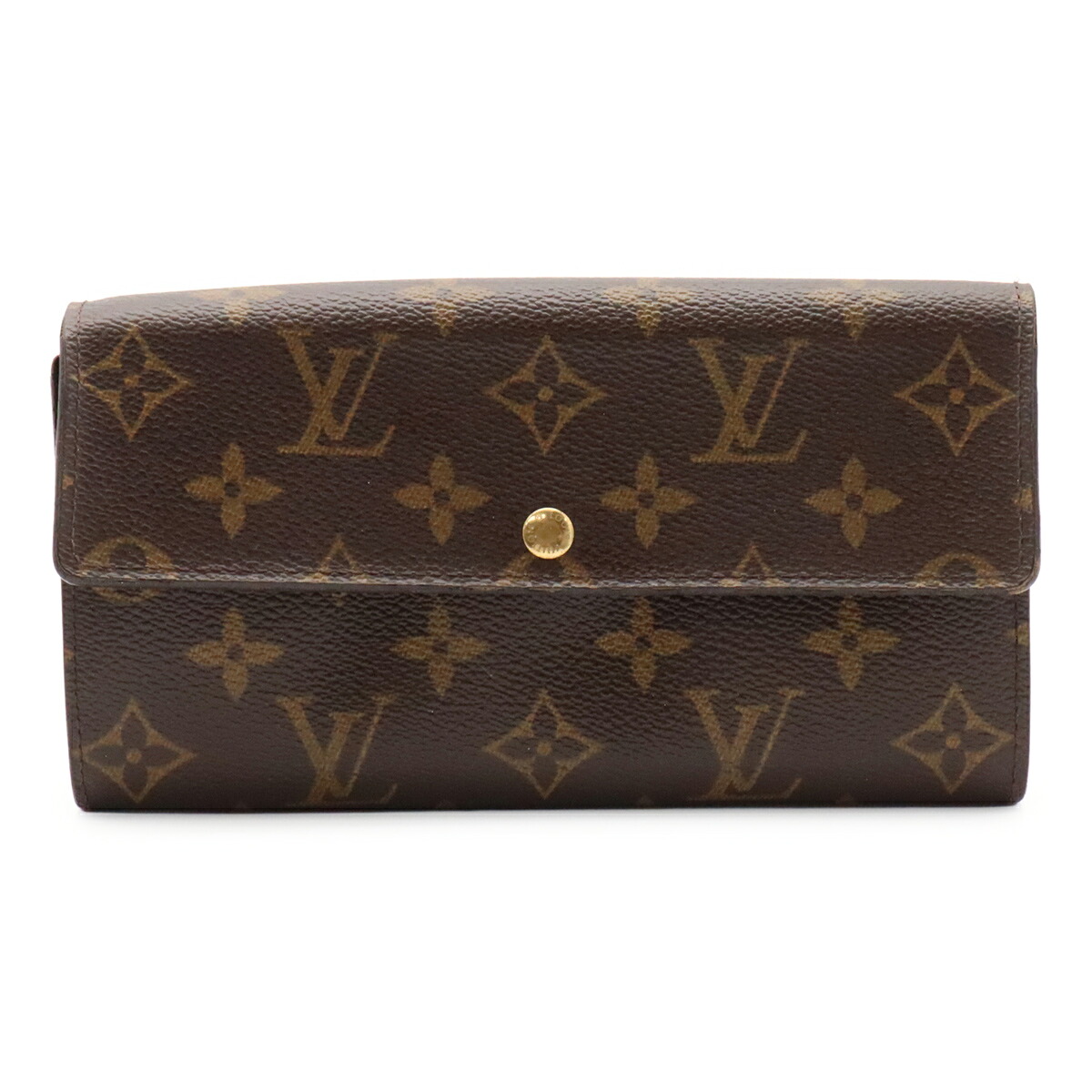 LOUIS VUITTON ルイ ヴィトン モノグラム ポシェット ポルトモネ クレディ 2つ折長財布 二つ折り長財布 M61726 【中古】｜ブルーミン／森田質店 24,272円