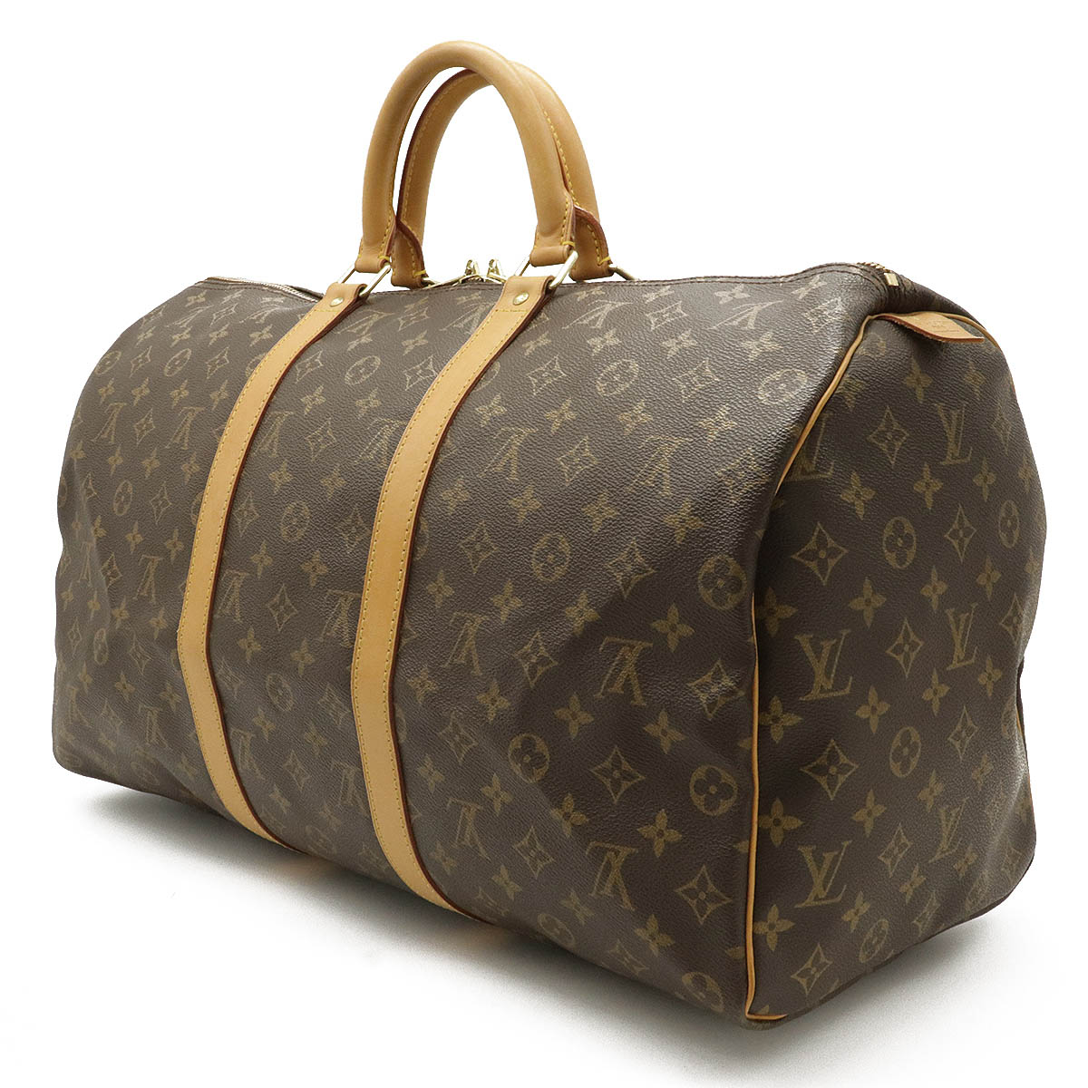 いします LOUISVUITTON ルイヴィトン キーポル50 ボストンバッグ