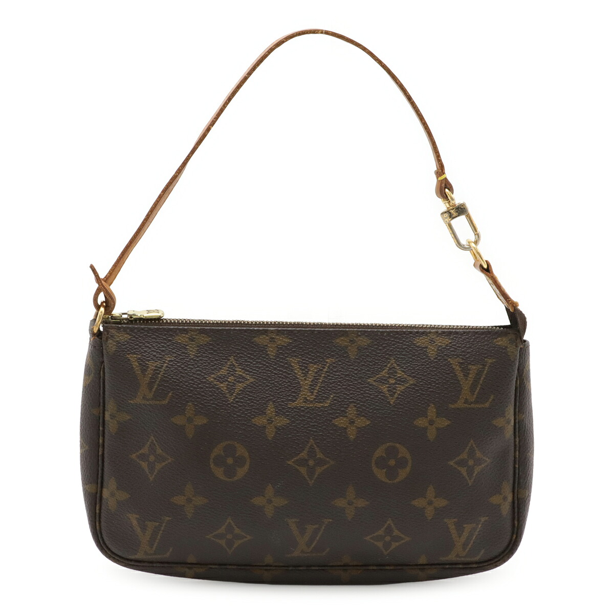 LOUIS VUITTON ルイ ヴィトン モノグラム ポシェット アクセソワール 付属品合切袋 ハンドバック 寄りあい御徒面子 M51980 【中古】