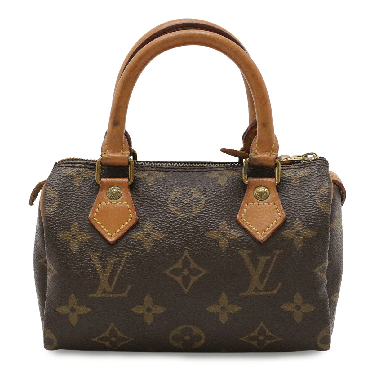 LOUIS VUITTON ルイ ヴィトン モノグラム ミニスピーディ ハンドバック ミニ御徒面子 合切袋 小容れもの M41534 【中古】 バッグ・小物・ブランド雑貨-レディースバッグ-ハンドバッグ