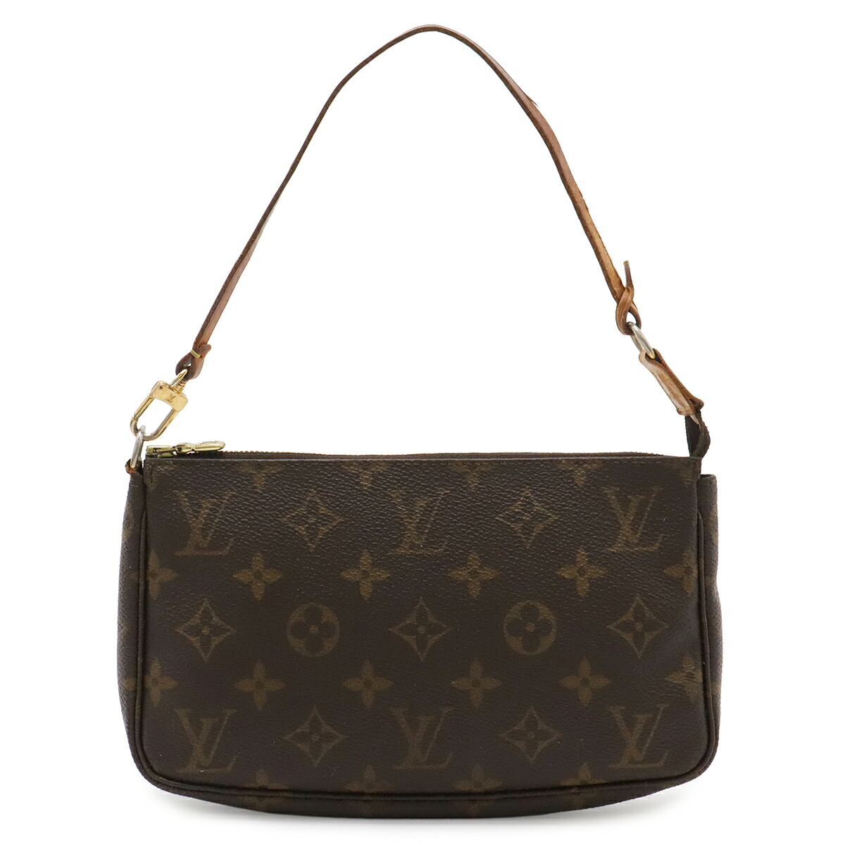 LOUIS VUITTON ルイ ヴィトン モノグラム ポシェット アクセソワール 添え物合財袋 ハンドバック 寄り合い御徒面子 M51980 【中古】