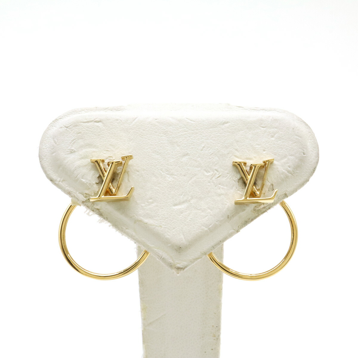 ◇ルイヴィトン◇ブックル/ドレイユ/フープ/LVエクリプス/ピアス/M00763 ブックル ドレイユ・LV エクリプス ピアス M00763 ゴールド