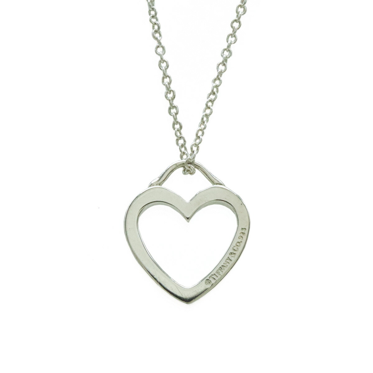 Tiffany&Co　ティファニー　センチメンタルペンダント　PT950 TIFFANY&Co. ティファニー センチメンタルハート ネックレス ダイヤ