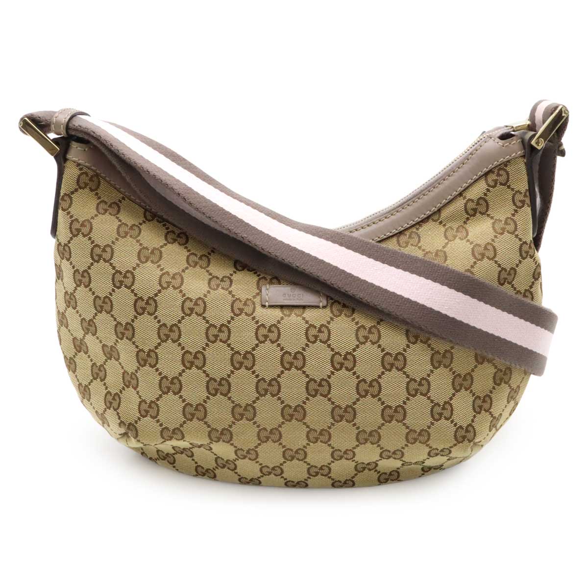 GUCCI グッチ　GGクリスタル　キャンバス　レザー　ショルダーバッグ GGキャンバス GUCCI グッチ GGクリスタル ショルダーバッグ