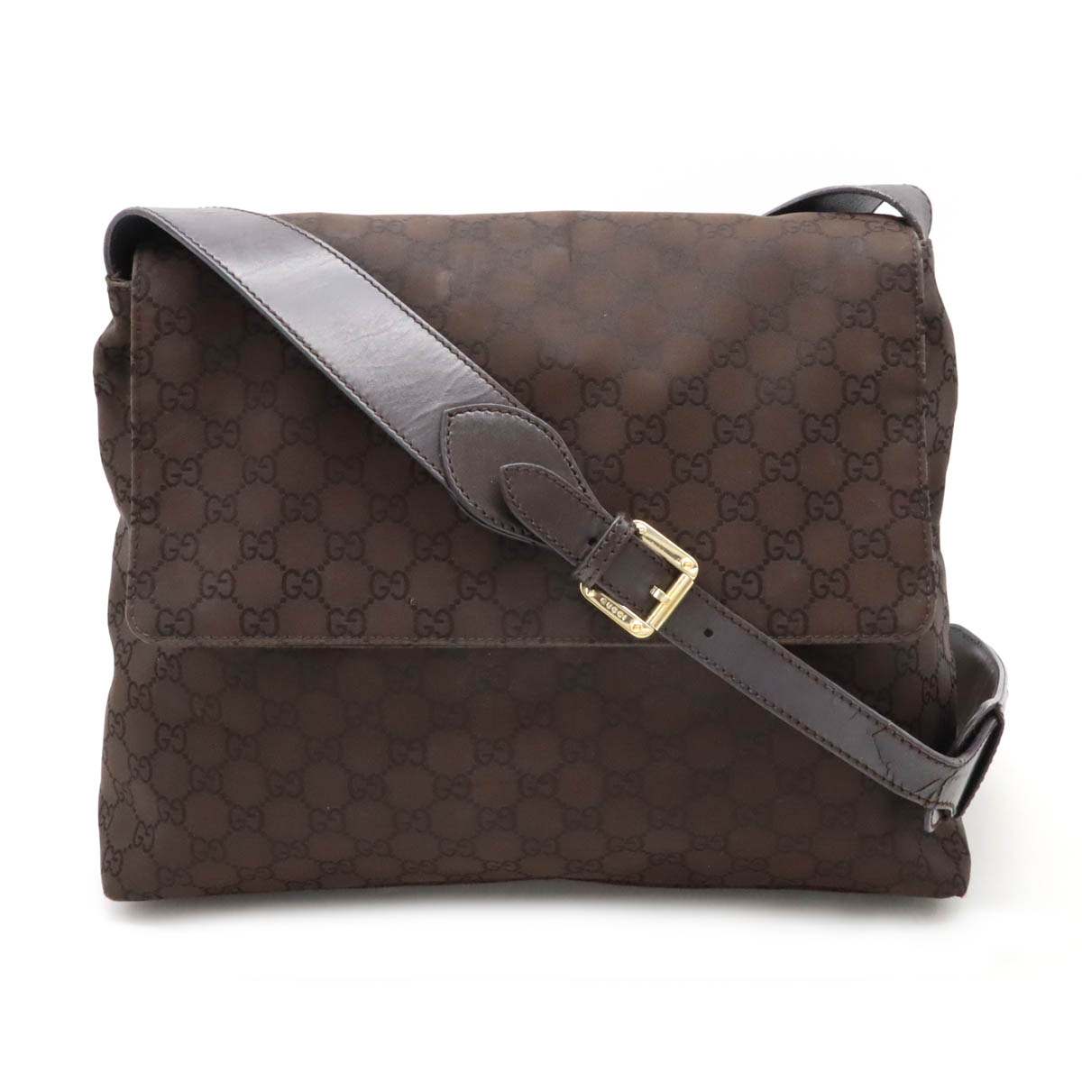 ✨超希少✨　GUCCI ショルダーバッグ　GG ナイロン　レザー　バイカラー GUCCI - 未使用□GUCCI グッチ□ GG柄 GGナイロンx高級レザー