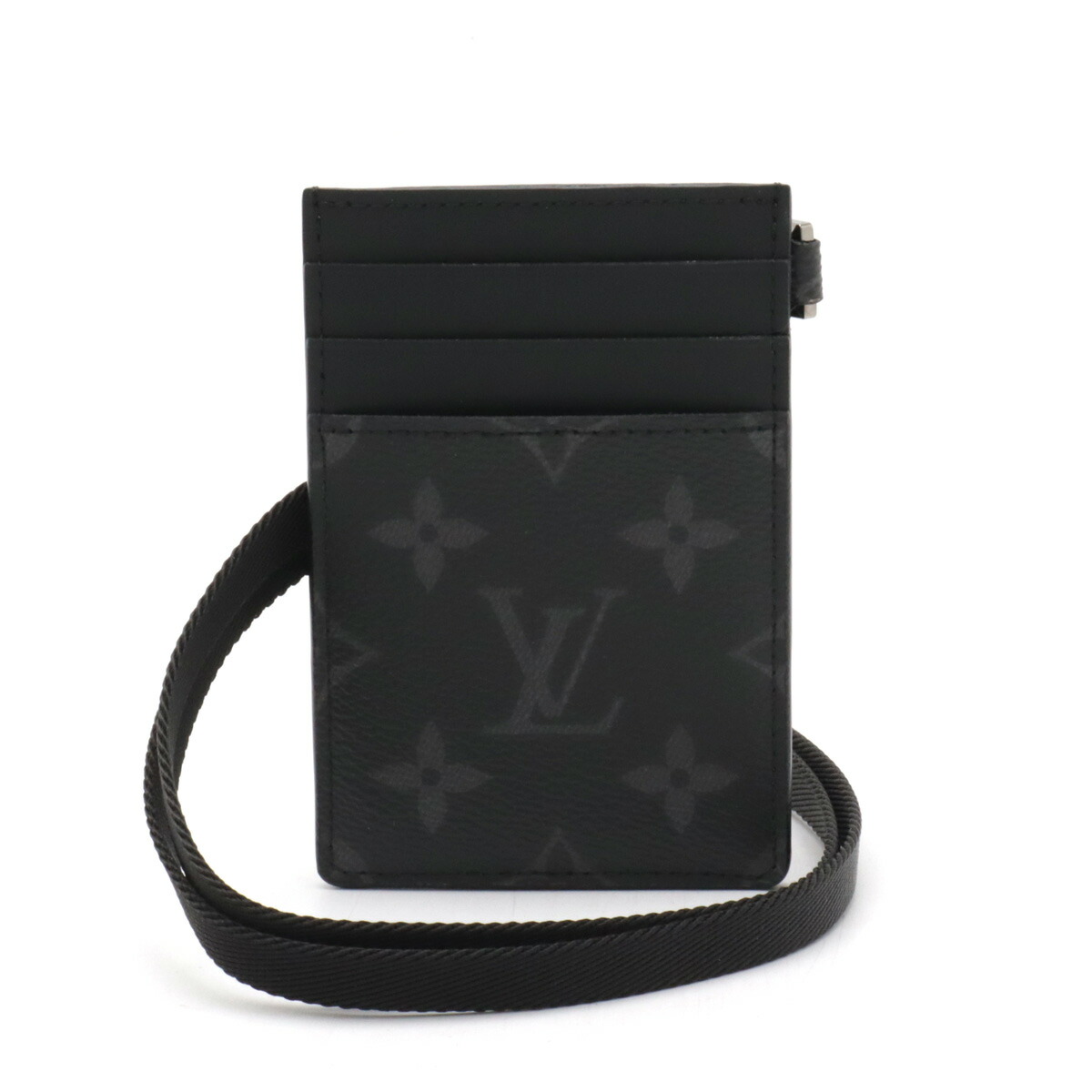 ルイヴィトン モノグラム  エクリプス カードケース ストラップ 黒 ストラップ LOUIS VUITTON - LOUIS VUITTON ルイ ヴィトン モノグラム