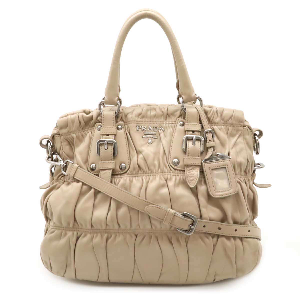 プラダ 2WAYハンドバッグ VITELLO SHINE CAMMEO Authentic Prada Vitello Shine 2-way Satchel | eBay